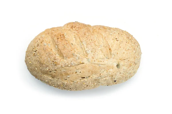 Pão fresco isolado sobre fundo branco — Fotografia de Stock