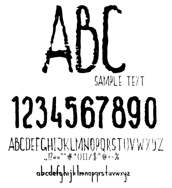 Аб, номера — стоковый вектор