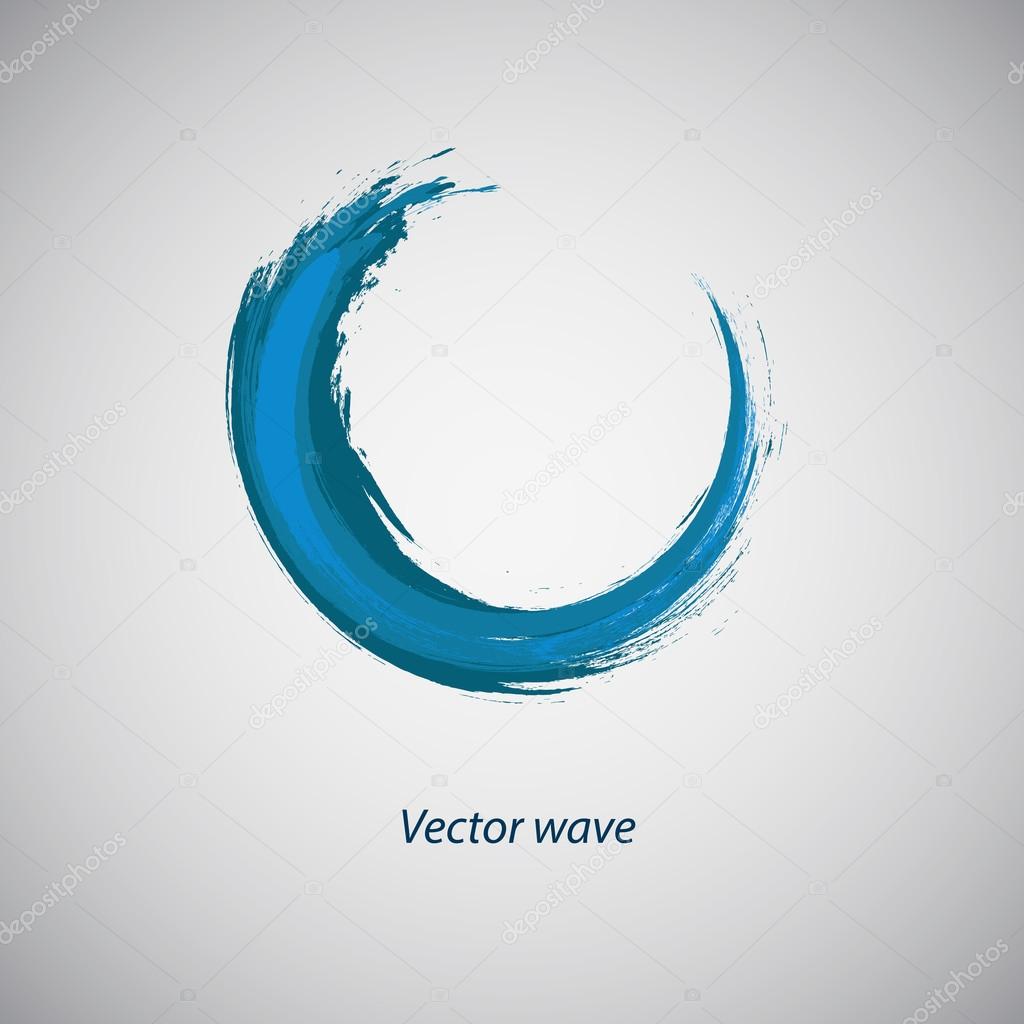 abstract vector wave