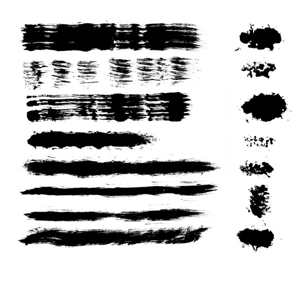 Brush strokes rough hatching drawing texture — Stock Photo, Image