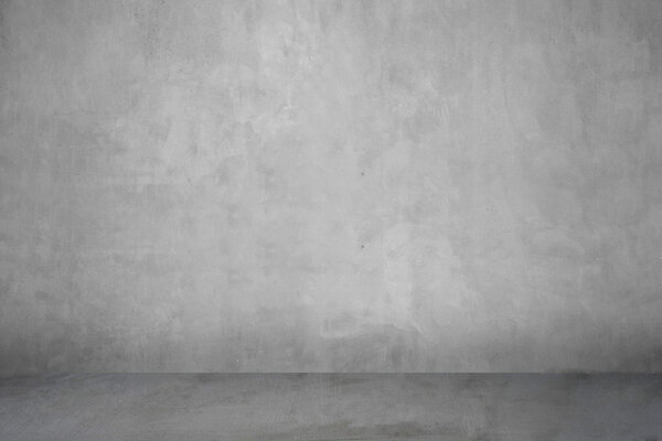 Antigua sala de grunge con pared de hormigón, fondo urbano — Foto de Stock