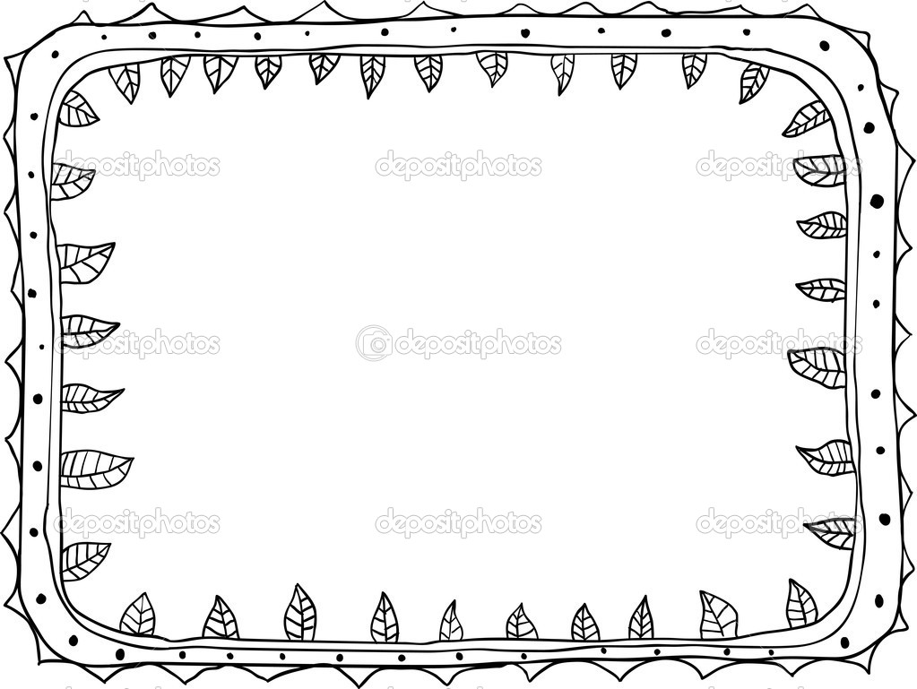 Hand Drawn Doodle Frame Stock Vector Undrey 36420833 Hand Drawn Doodle Frame Stock Vector