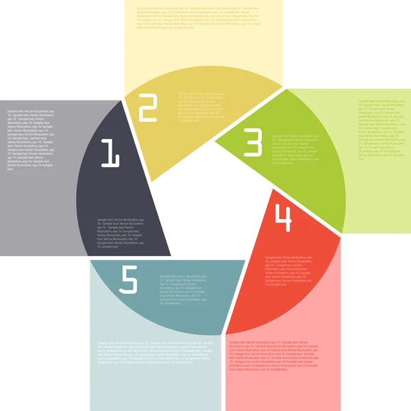 Infografiki. szablon transparent prezentacji biznesowych. Ilustracja wektorowa. — Wektor stockowy