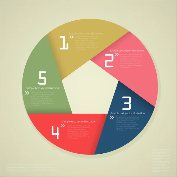 Infografiken. Vorlage für Business-Präsentationsbanner. Vektorillustration. — Stockvektor