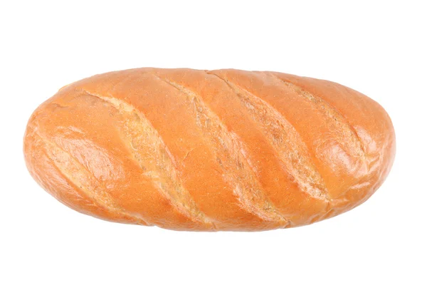 Pão isolado no backgroung branco — Fotografia de Stock