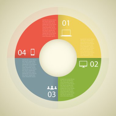 iş tasarım şablonu. iş web tasarım kavramı, banner şablon, Infographic