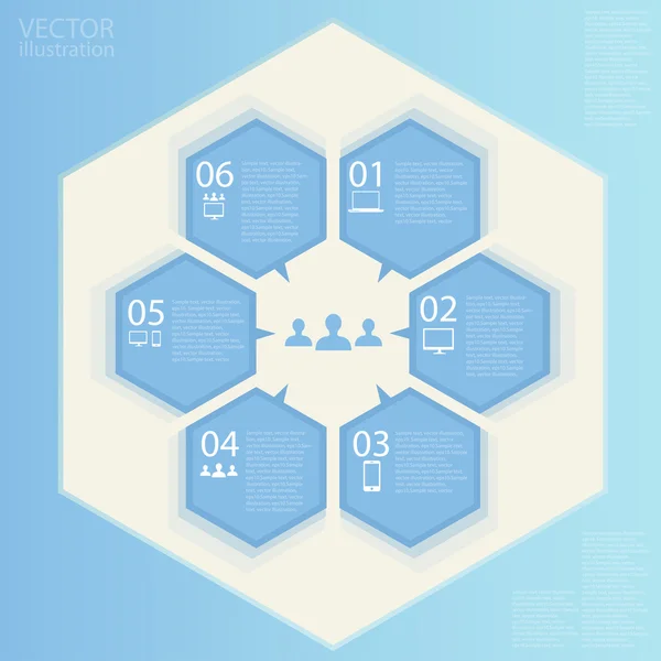 Szablon projektu firmy. WWW biznes koncepcja, szablon transparent, plansza — Wektor stockowy