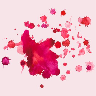 suluboya, sıçrama, vektör çizim lekesi