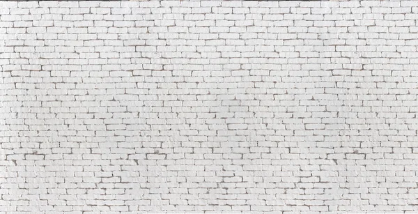 High resolution white brick wall and floor textured background — Stock Photo, Image