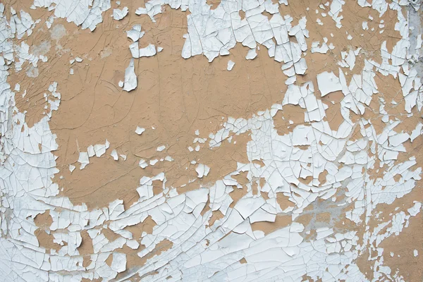 Pared texturizada de fondo grunge con pintura agrietada pelada antigua en la superficie de madera —  Fotos de Stock