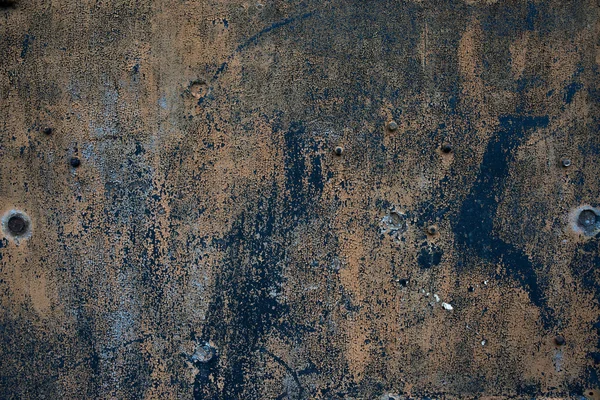 Eski kaba oxidazed demir yüzey metal aşınmış plaka doku — Stok fotoğraf