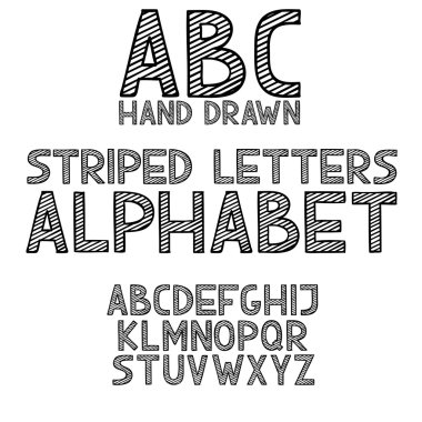 Blackboard yazı tahtası tebeşir el çizmek doodle abc, alfabe grunge kazı kazan tipi yazı vektör çizim