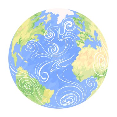 Dünya gezegeni, Atlantik Okyanusu hava kütlesi hareketi