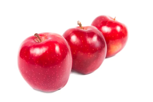 3 яблока — стоковое фото