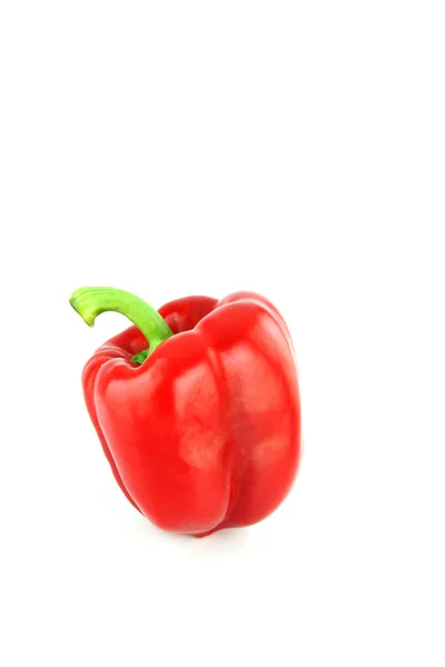Red Bell peppers on white Background. — Stock Photo, Image
