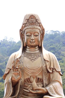 Guan yin pirinç ve yapılan.