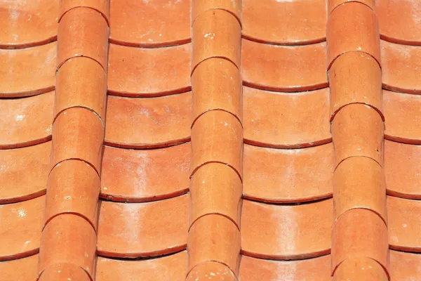 주황색 기와 지붕. — 스톡 사진