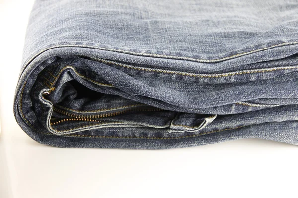 A Black jeans is The side of see. — Stock Photo, Image