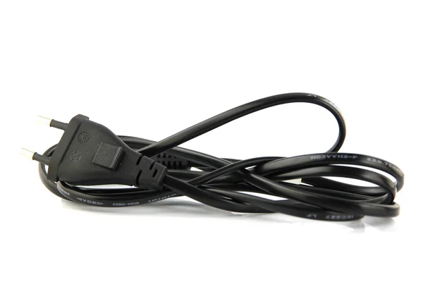 Kraftledning plug-kabel. — Stockfoto