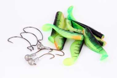 Green Fishing luer. clipart