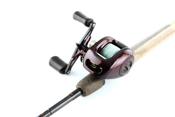 The Baitcasting is Violet Color. — Stock Photo, Image
