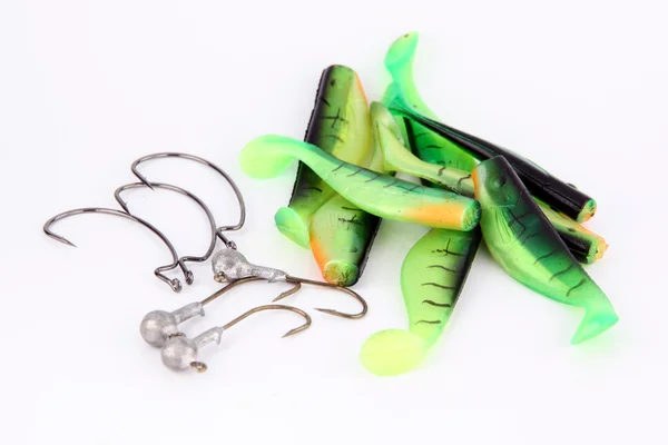 Green Fishing luer. — Stock Photo, Image