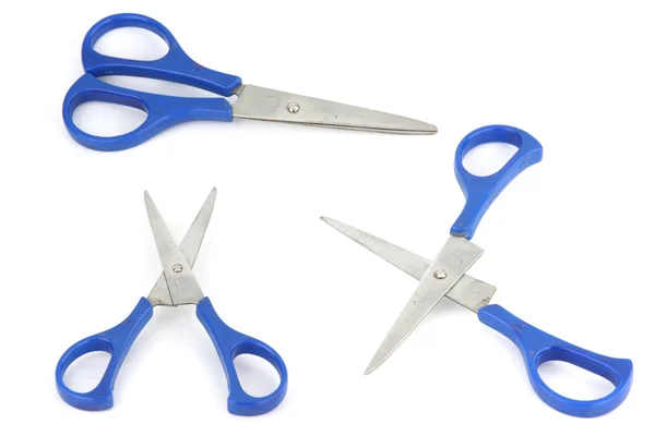 Blue scissors. — Stock Photo, Image