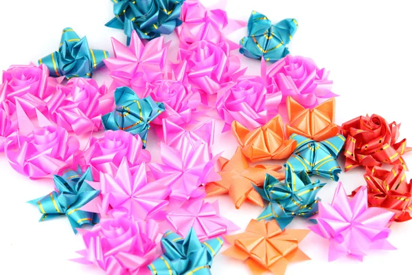 A lot of Color Ribbon make Style. — Stock Photo, Image