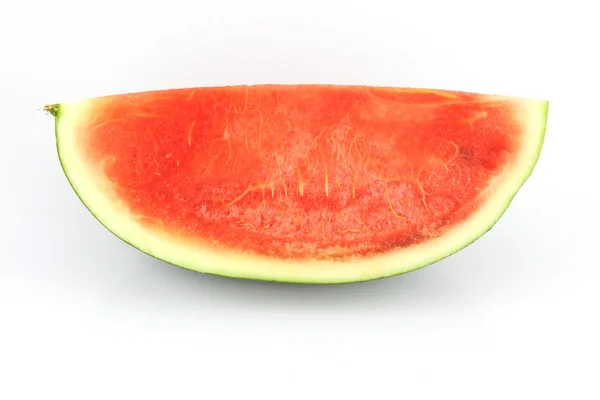 Watermeloen die zijn gesneden in. — Stockfoto