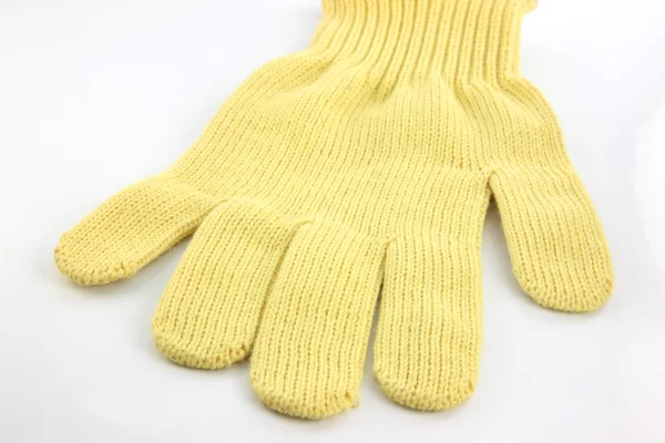 Yellow gloves. — Stock Photo, Image