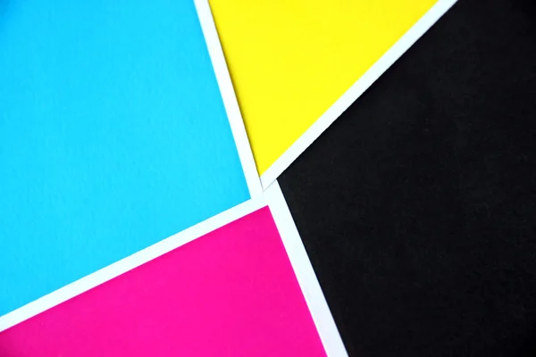 Farben Bögen rammt in Quadrate. — Stockfoto