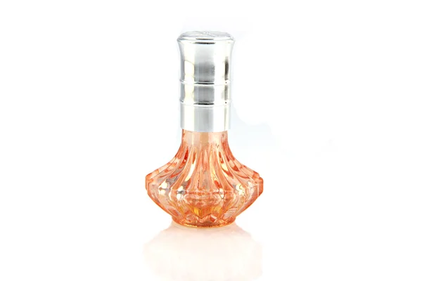 オレンジ色の香水瓶. — ストック写真