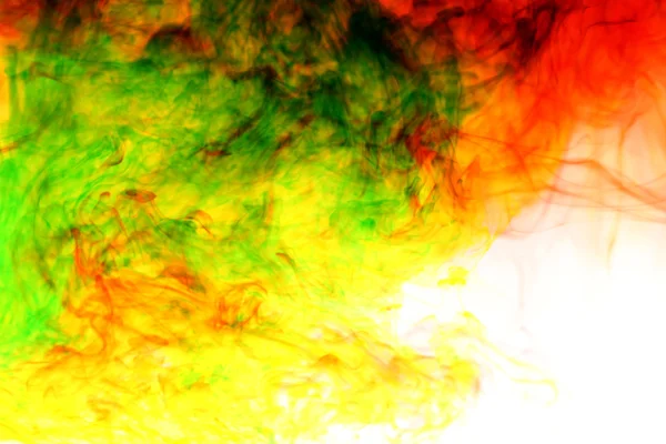 Smoke caused by water color. — Stock Photo, Image