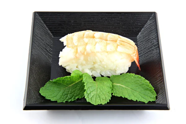 Garnélarák hús sushi-a étel. — Stock Fotó