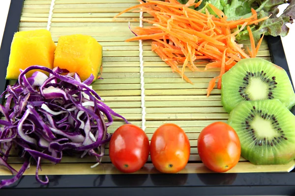 Conjunto de frutas y verduras para la salud . — Foto de Stock
