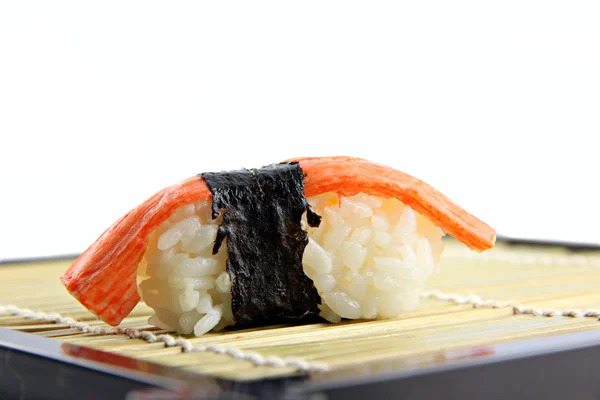O sushi de caranguejo no prato . — Fotografia de Stock