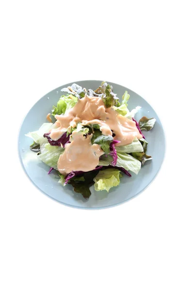 Овощной салат в блюде . — стоковое фото