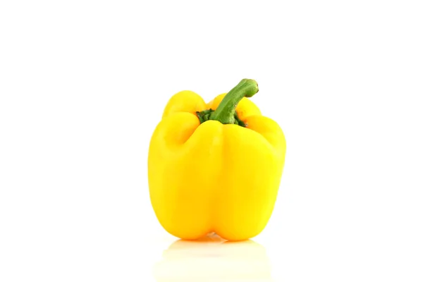 Pimenta doce amarela ou pimentão amarelo . — Fotografia de Stock