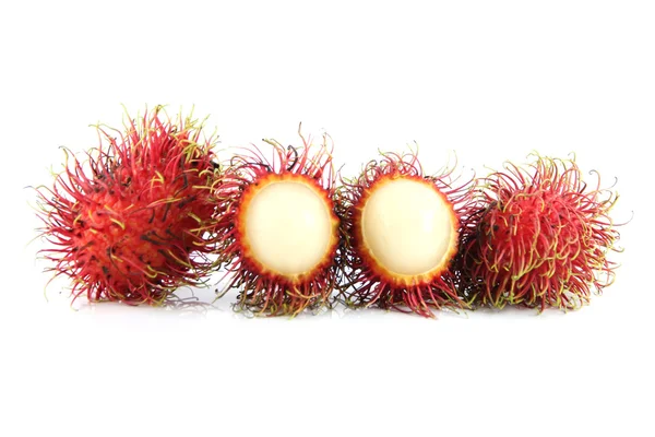 Rambutan Fruit is Peeled off. — Stock Photo, Image