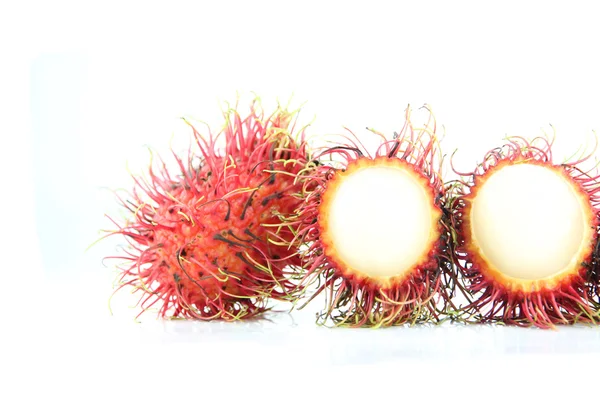 Rambutan Fruta es despegado . — Foto de Stock