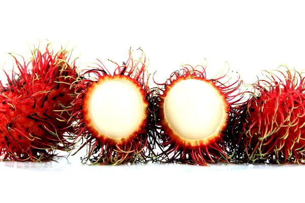 Rambutan Fruit is Peeled off. — Stock Photo, Image