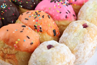 birçok donuts lezzet bileşimleri.