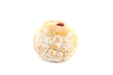 beyaz zemin üzerinde odak poğaça.