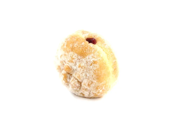 Fokus donut på vit bakgrund. — Stockfoto