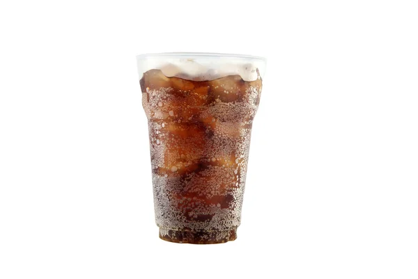 Cola i glaset. — Stockfoto
