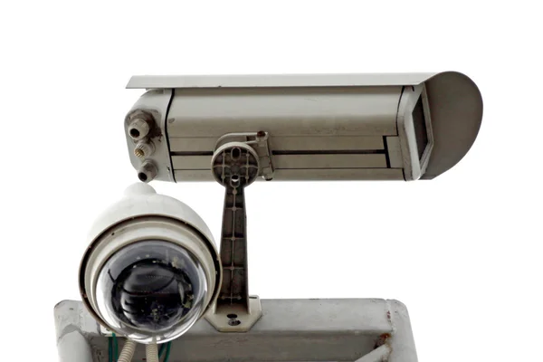 CCTV-kameror installerade i boxen. — Stockfoto