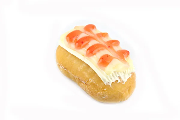 White Cream Sushi Donuts. — Stock Photo, Image