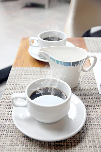 Koffiekopje met warmte. — Stockfoto