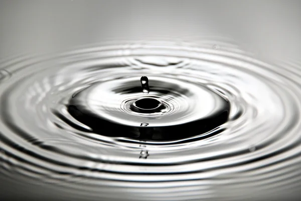 Pictures is water drops a beautiful shape and Expansion is broad — Stock Photo, Image