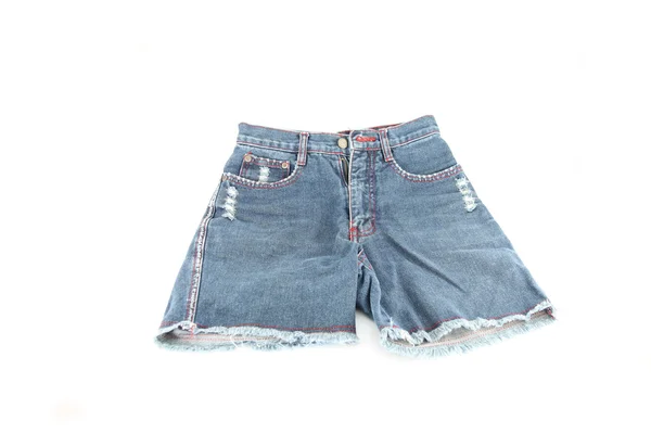 Closeup the Jeans shorts. — Stock Photo, Image